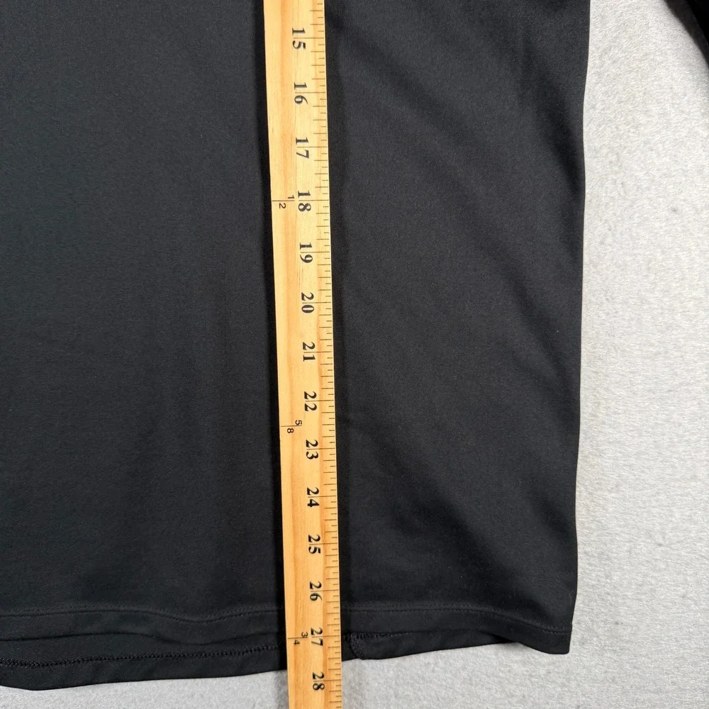 Nike Running Dri-FIT Mens Black 1/4 Zip Pullover Thumbholes 856827-010 Large
